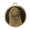 Médaille chien gravée Basset Hound