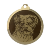 Médaille chien gravée Berger des Pyrénées