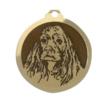Médaille chien gravée Cocker Américain