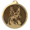 Médaille chien gravée Berger Allemand