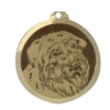 Médaille chien gravée Bouvier des Flandres ONC