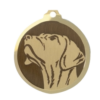 Médaille chien gravée Braque Allemand