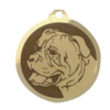 Médaille chien gravée Bull Mastiff