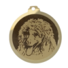 Médaille chien gravée Caniche Géant