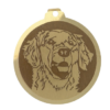 Médaille chien gravée Golden Retriever