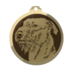 Médaille chien gravée Irish Wolfhound