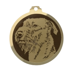 Médaille chien gravée Irish Wolfhound