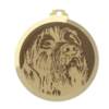 Médaille chien gravée Kortal