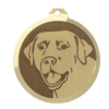 Médaille chien gravée Labrador