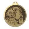 Médaille chien gravée Saint-Bernard