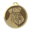 Médaille chien gravée Schnauzer Nain o.n.c