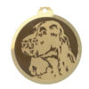 Médaille chien Setter Gordon