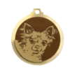 Médaille chien gravée Chihuahua