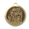 Médaille chien gravée Cairn Terrier