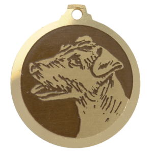 Médaille chien gravée Jack Russel