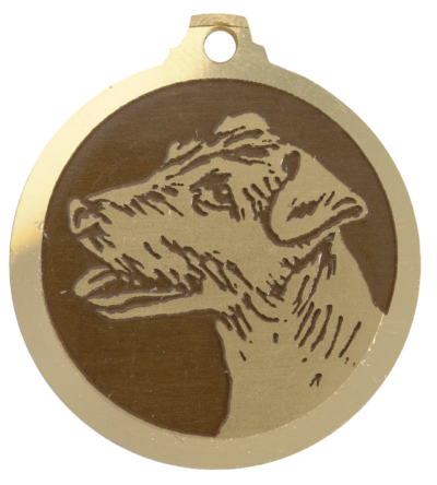 Médaille chien gravée Jack Russel