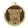 Médaille chien gravée Jagd Terrier