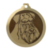Médaille chien gravée Schnauzer Géant O.N.C