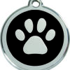 Médaille Chien Red Dingo Patte Noire