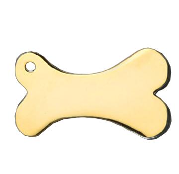 Médaille chien Os Or CLASSIC  – élégance durable et sécurité optimale