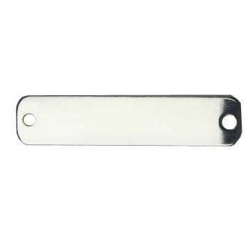 Plaque Argent gravée pour collier chien CLASSIC  – élégance durable et sécurité optimale