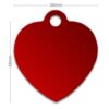 MÉDAILLE ALUMINIUM PERSONNALISÉE COEUR