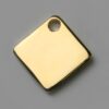 Médaille chien ou chat losange Or CLASSIC – élégance durable et sécurité optimale
