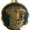 Médaille chien gravée Rottweiller